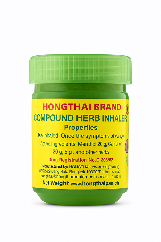 Inhalador Herbal Tailandés – Hong Thai Original